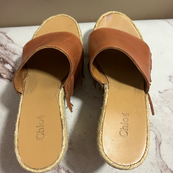 Chloe Tan Wedges - Picture 7 of 12